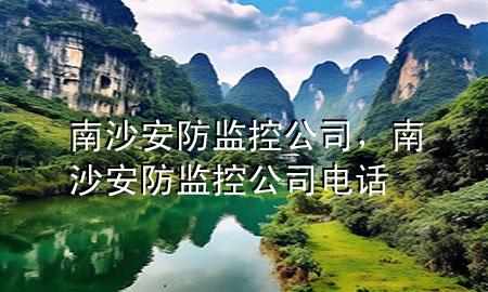 南沙安防监控公司，南沙安防监控公司电话