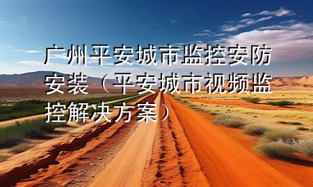 广州平安城市监控安防安装（平安城市视频监控解决方案）