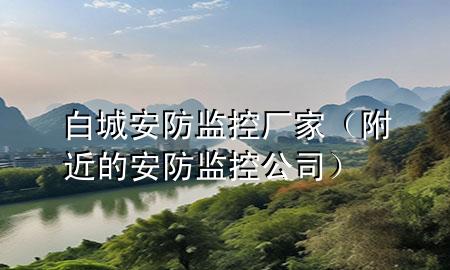 白城安防监控厂家（附近的安防监控公司）